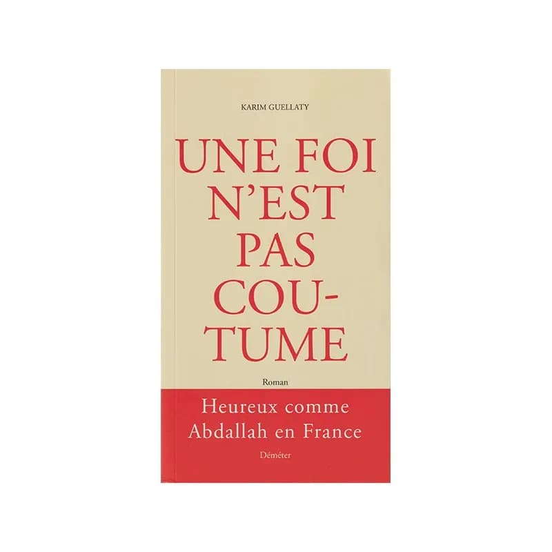 Une fois n'est pas coutume